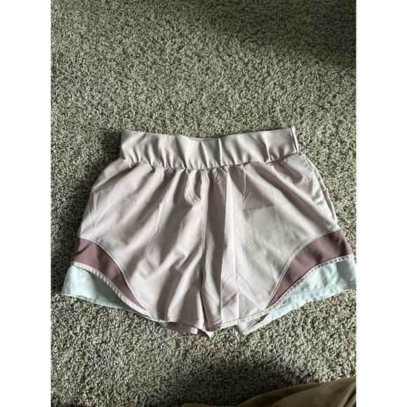 Under Armour Pants - Under Armor Running Workout Gym Shorts Pink Women Size Medium Pink